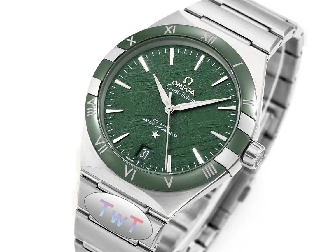 OMEGA Constellation 41mm Green Ceramic Watch – Premium VSF Watch Replica by VSF Watches - 图片 2