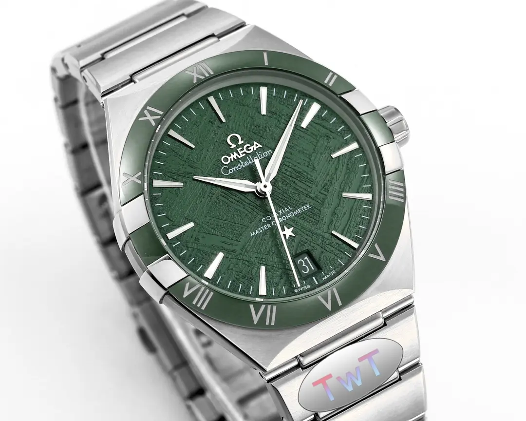 OMEGA Constellation 41mm Green Ceramic Watch – Premium VSF Watch Replica by VSF Watches - 图片 3