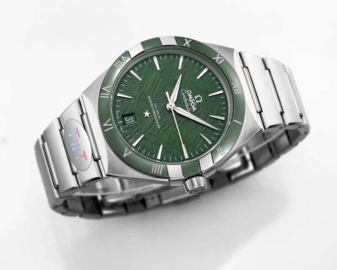 OMEGA Constellation 41mm Green Ceramic Watch – Premium VSF Watch Replica by VSF Watches - 图片 4