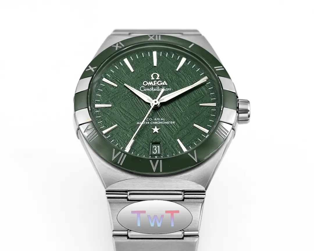 OMEGA Constellation 41mm Green Ceramic Watch – Premium VSF Watch Replica by VSF Watches - 图片 5