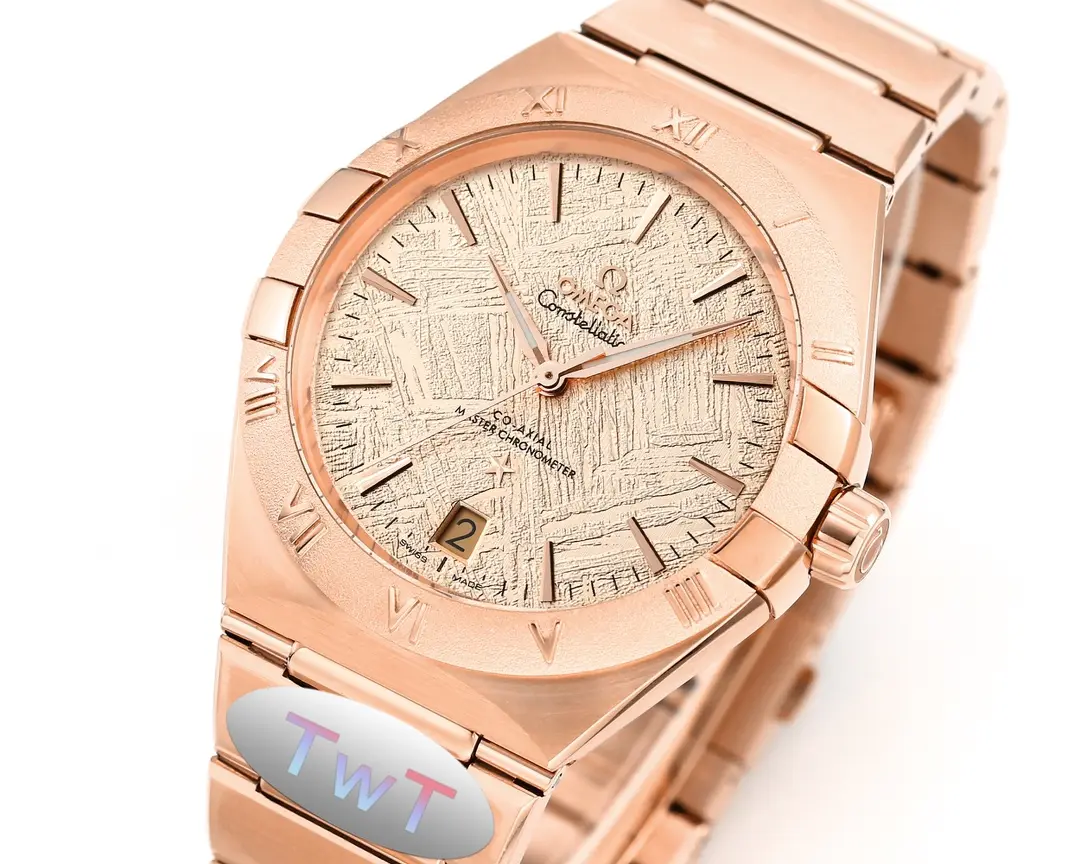 OMEGA Constellation 41mm Rose Gold VSF Watch Replica - 图片 2