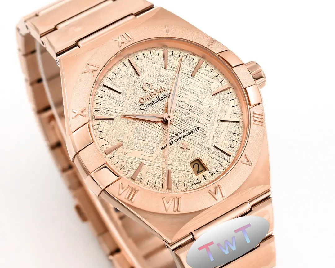OMEGA Constellation 41mm Rose Gold VSF Watch Replica - 图片 3