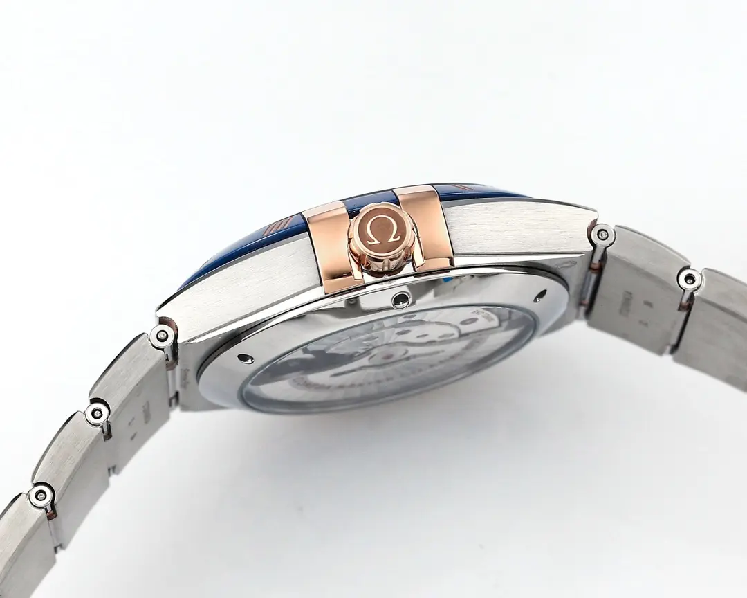 Omega Constellation Blue Dial Ceramic Watch – Premium VSF Replica - 图片 6