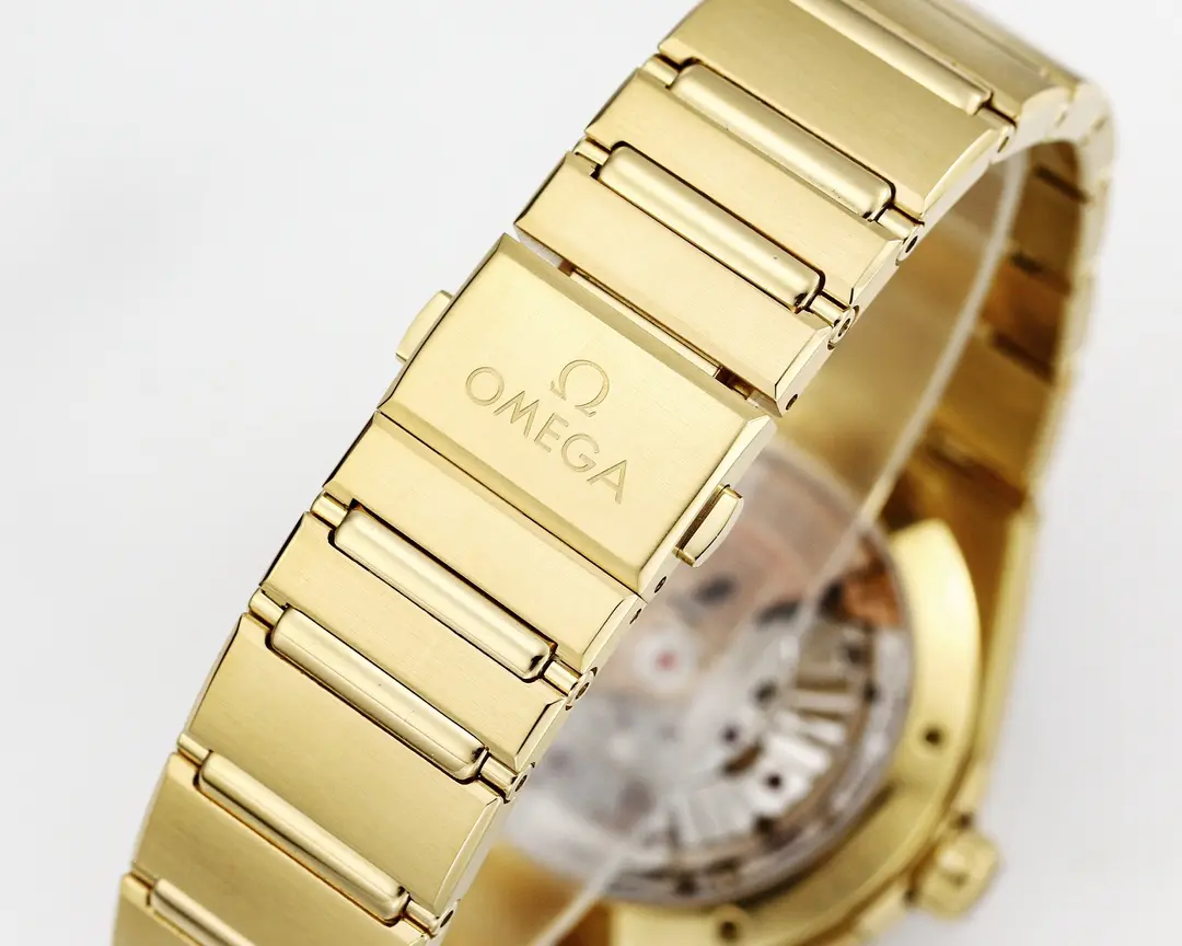 OMEGA Constellation Ceramic Bezel Gold Black VSF Replica Watch - 图片 9