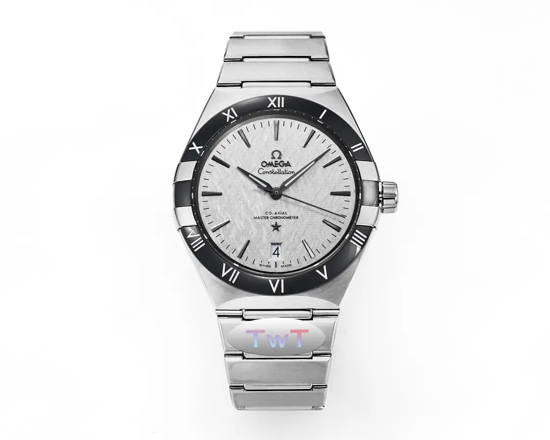 OMEGA Constellation Ceramic Bezel Silver VSF Replica Watch