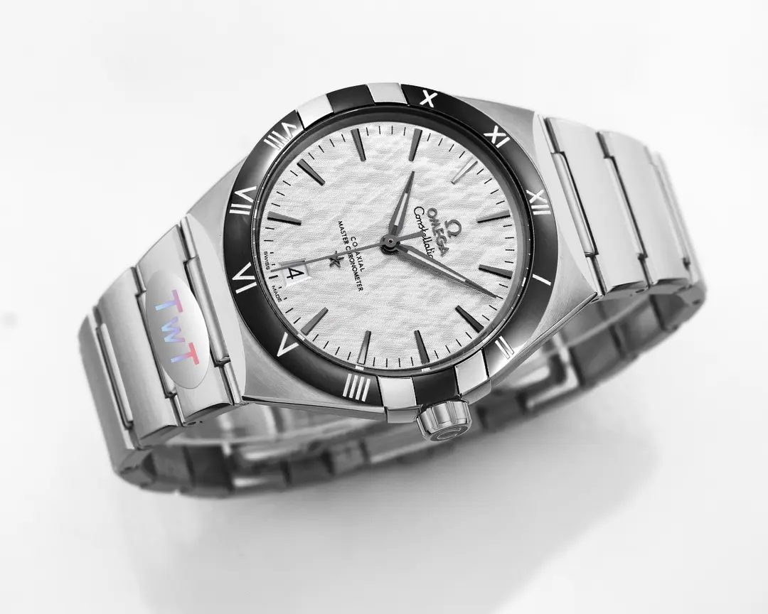 OMEGA Constellation Ceramic Bezel Silver VSF Replica Watch - 图片 4