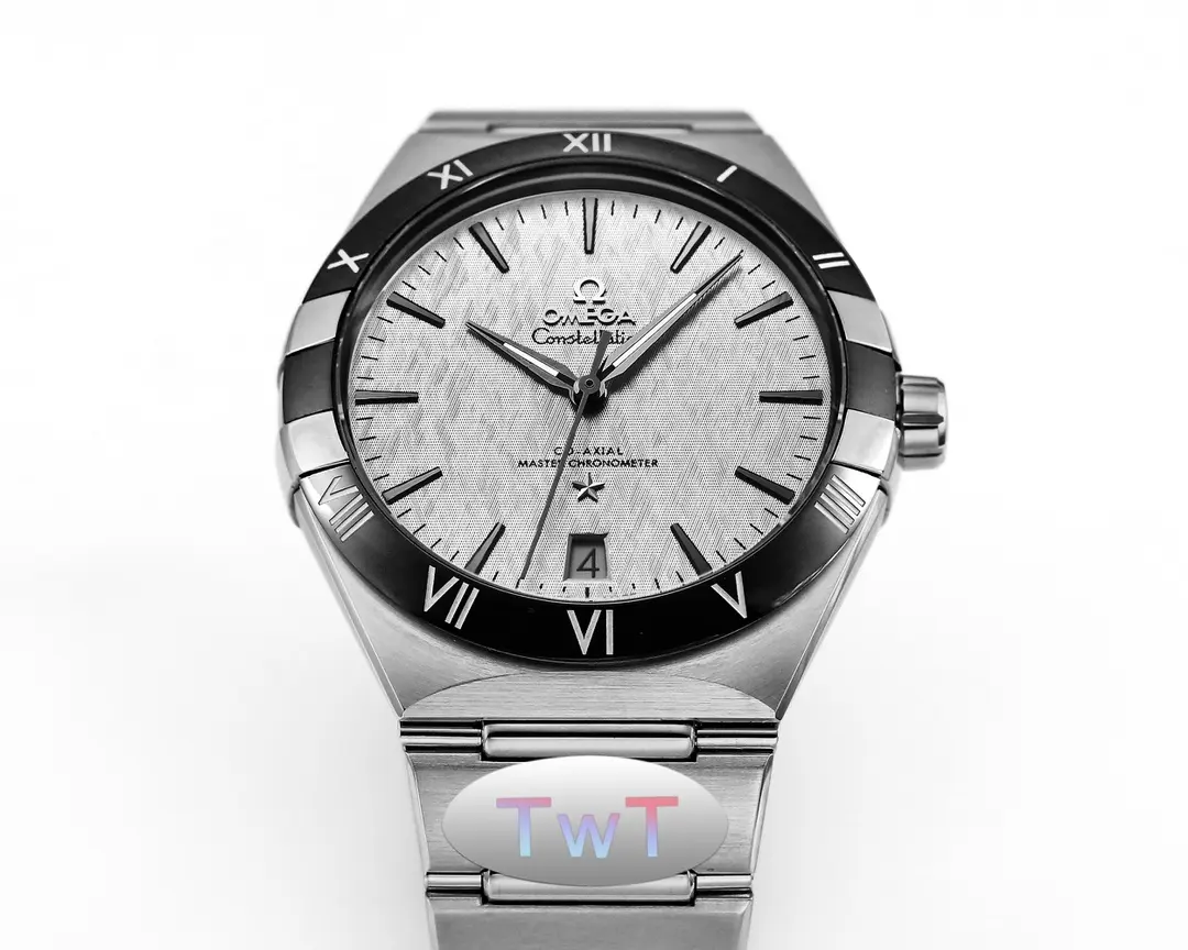 OMEGA Constellation Ceramic Bezel Silver VSF Replica Watch - 图片 5