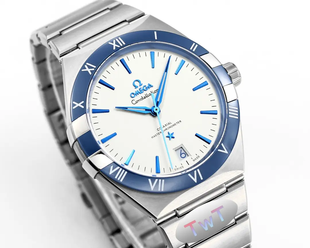 OMEGA Constellation Ceramic Blue Dial VSF Replica Watch - 图片 3