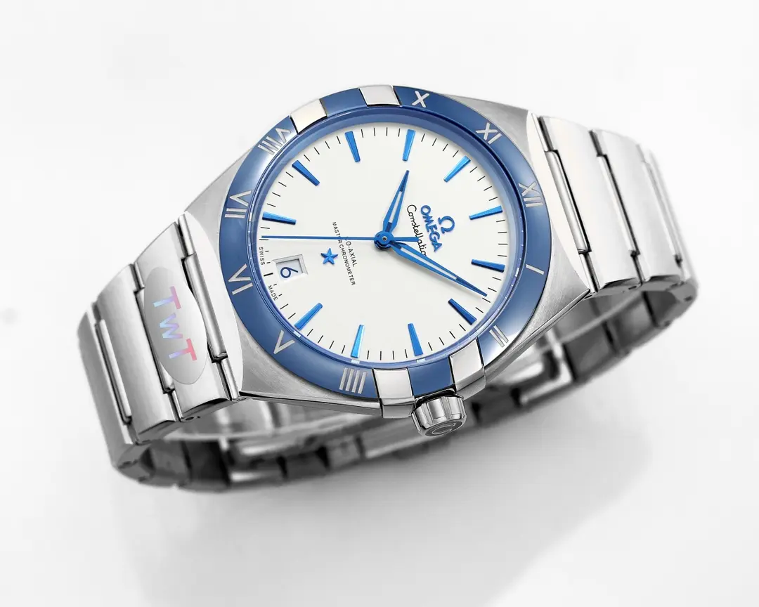 OMEGA Constellation Ceramic Blue Dial VSF Replica Watch - 图片 4