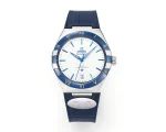 OMEGA Constellation Meteorite 41mm Blue Leather VSF Watch Replica