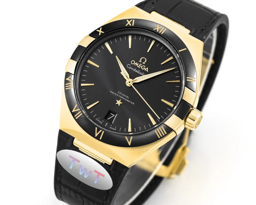 OMEGA Constellation Meteorite Black VSF Watch Replica - 图片 2