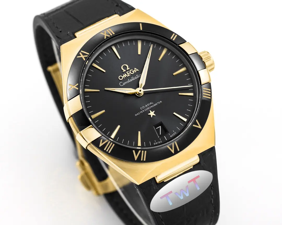 OMEGA Constellation Meteorite Black VSF Watch Replica - 图片 3