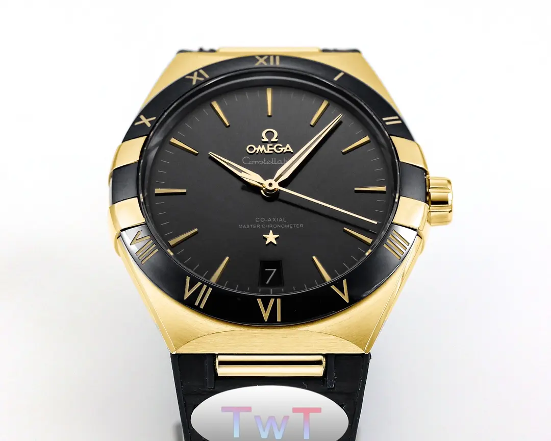 OMEGA Constellation Meteorite Black VSF Watch Replica - 图片 5