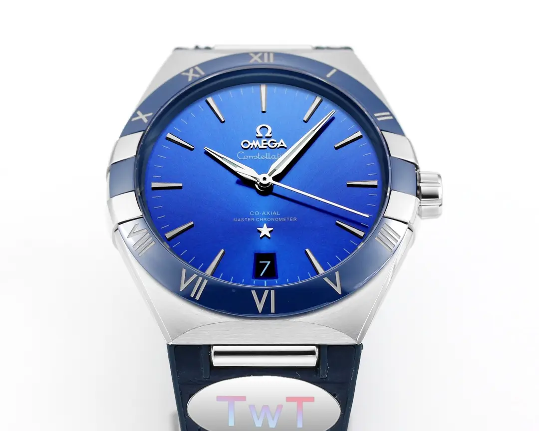 OMEGA Constellation Meteorite Blue Dial VSF Watch Replica - 图片 5
