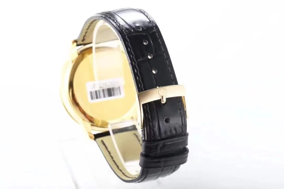Omega De Ville Gold Watch Black Strap - 图片 2