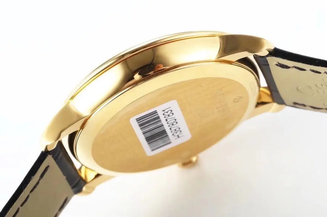 Omega De Ville Gold Watch Black Strap - 图片 4
