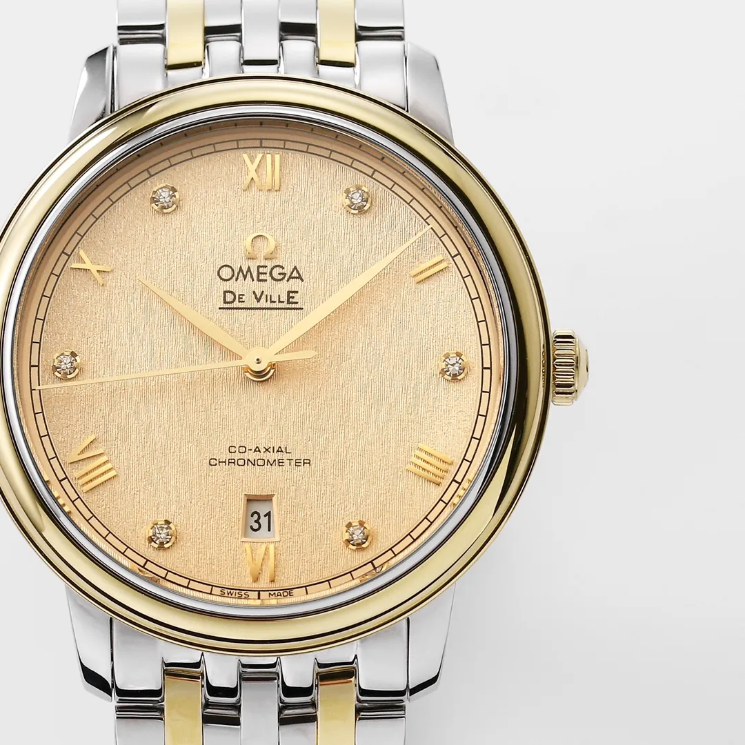 Omega De Ville Prestige Champagne Dial Two-Tone - 图片 2