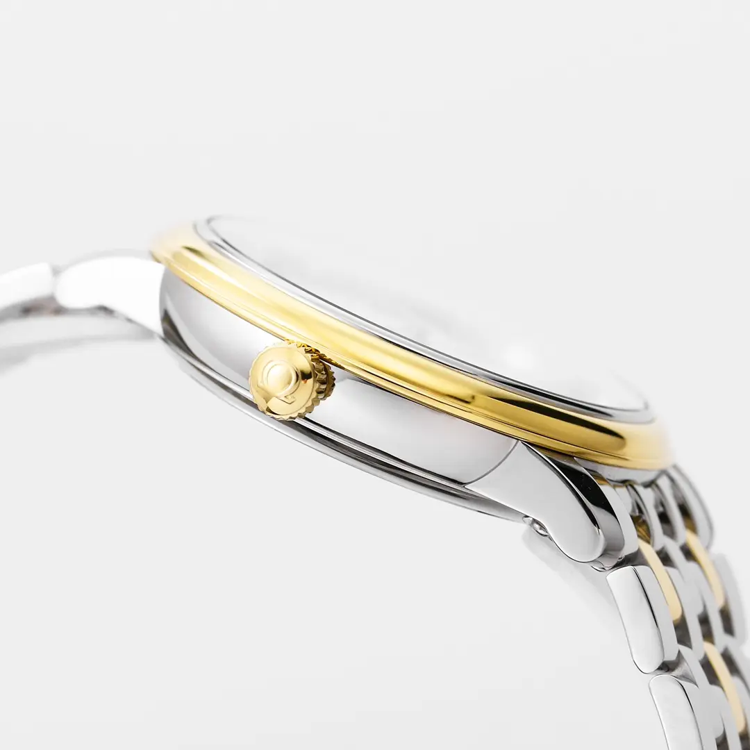 Omega De Ville Prestige Silver Two-Tone Watch - 图片 5