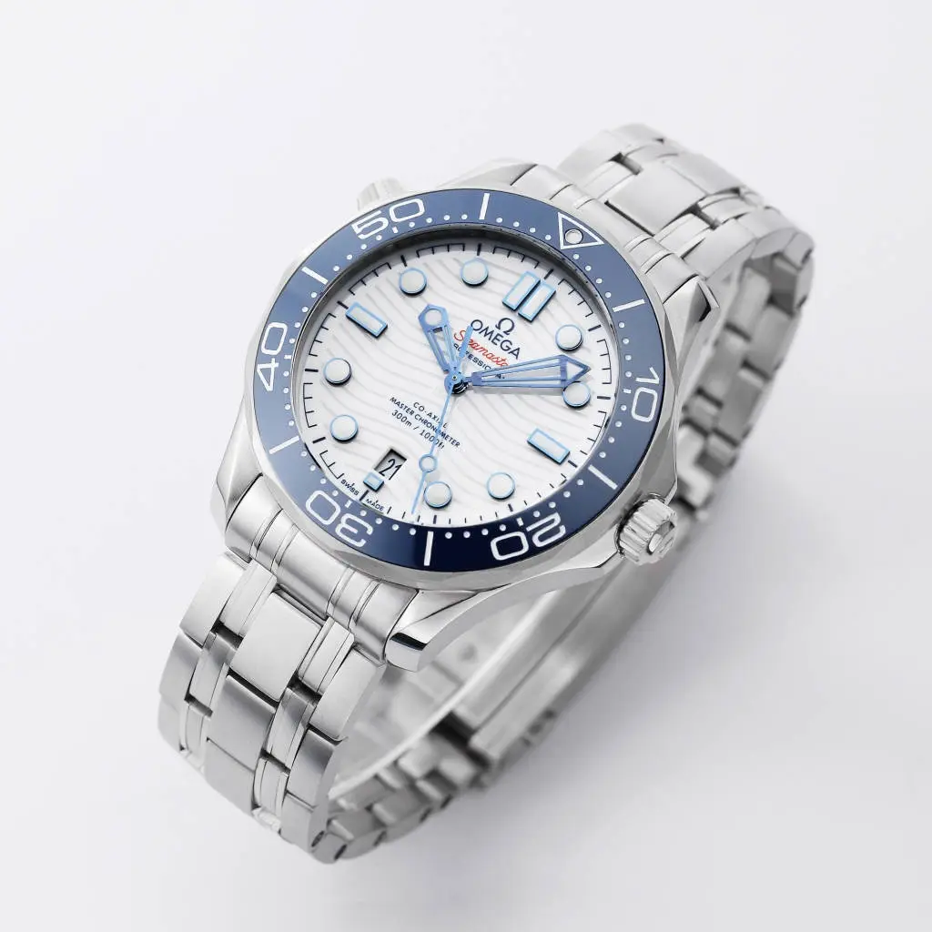 VS Factory OMEGA Seamaster 300M Steel Blue White Dial – Premium VSF Watches Collection - 图片 2