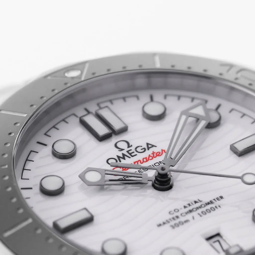 VS Factory Omega Seamaster 300M White Dial Steel Bracelet – High-Quality VSF Watches - 图片 4