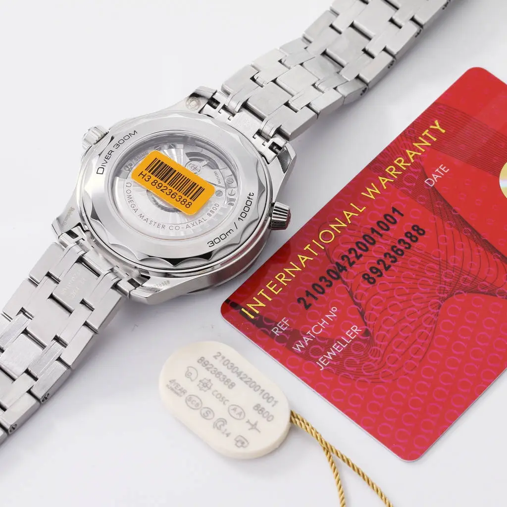 VS Factory Omega Seamaster 300M White Dial Steel Bracelet – High-Quality VSF Watches - 图片 9