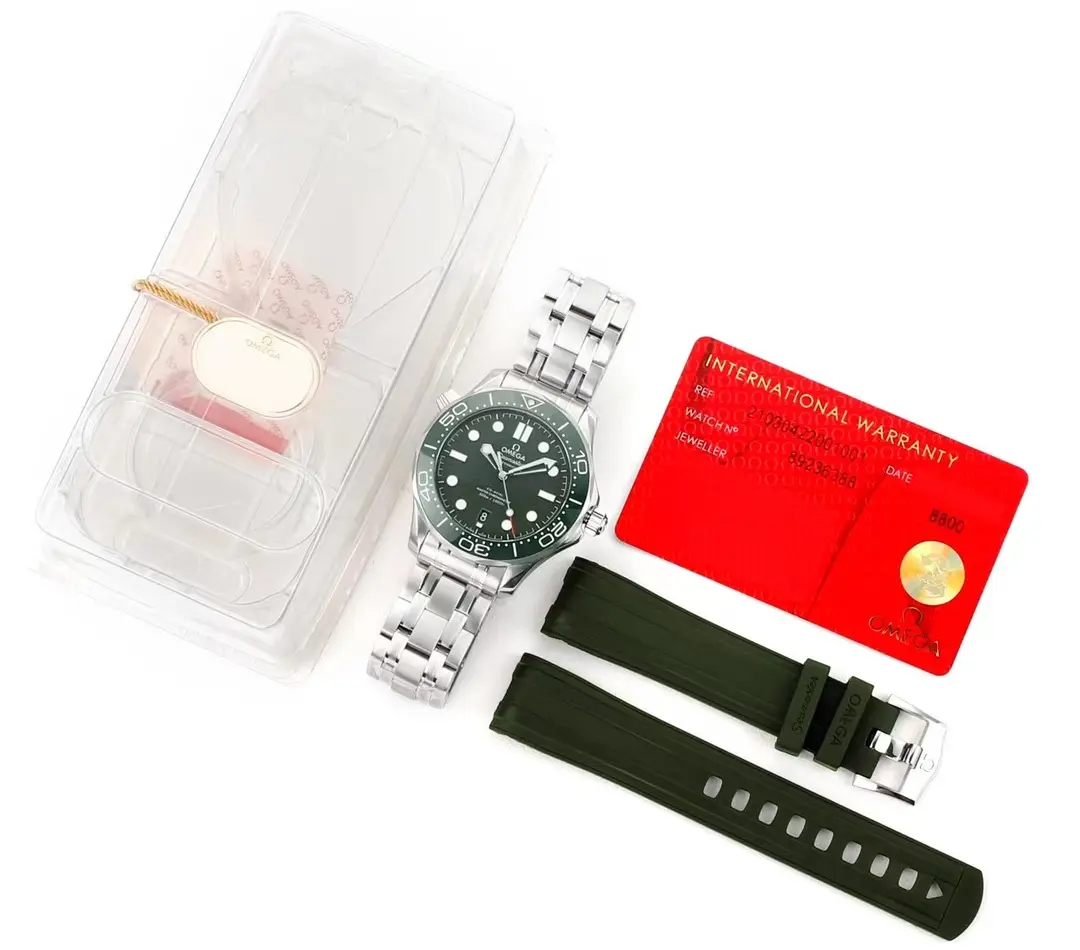 VS Factory OMEGA Seamaster Diver 300M Green Dial Steel – Premium VSF Watches Collection - 图片 9