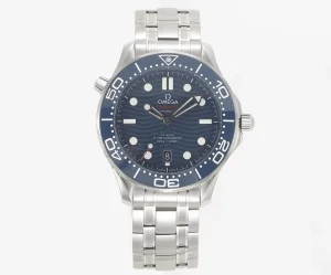 VS Factory OMEGA Seamaster Planet Ocean 600m Co-Axial Master Chronometer 42mm Diver’s Watch – Blue Dial, Stainless Steel Bracelet by VSF Watches Brand