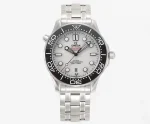 VS Factory OMEGA Seamaster Planet Ocean 600m Co-Axial Master Chronometer 42mm Diver’s Watch – Stainless Steel with Black Ceramic Bezel, White Dial by VSF Watch