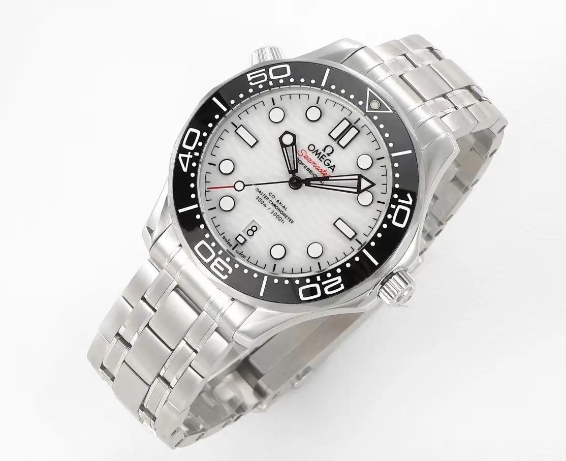 VS Factory OMEGA Seamaster Planet Ocean 600m Co-Axial Master Chronometer 42mm Diver’s Watch – Stainless Steel with Black Ceramic Bezel, White Dial by VSF Watch - 图片 2