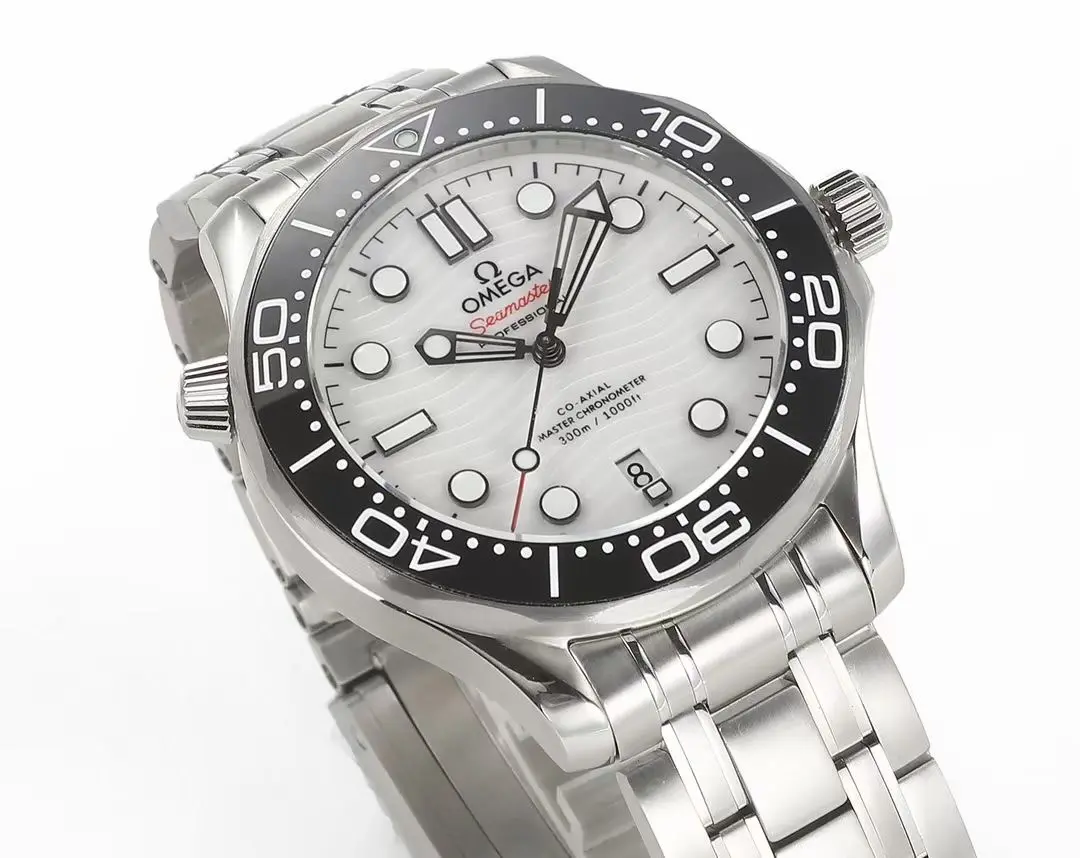 VS Factory OMEGA Seamaster Planet Ocean 600m Co-Axial Master Chronometer 42mm Diver’s Watch – Stainless Steel with Black Ceramic Bezel, White Dial by VSF Watch - 图片 3