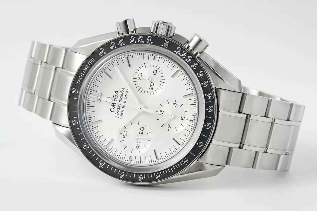 VS Factory Omega Speedmaster Chronograph 9300 Silver – Premium VSF Watches - 图片 5