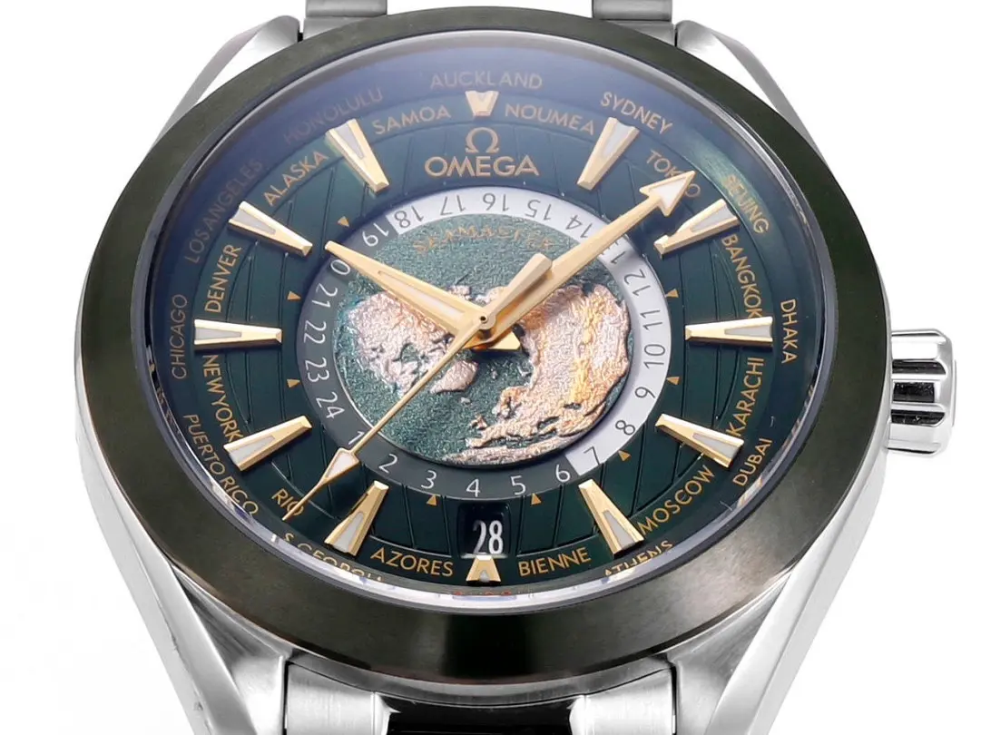 OS Factory OMEGA Speedmaster World Time OT1 Green Steel – Premium VSF Watches - 图片 5