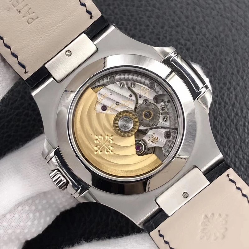 Patek Philippe 5726 Annual calendar Leather Strap Swiss Movement Replica - 图片 3