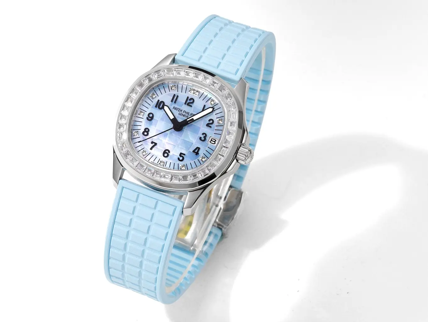 Patek Philippe Aquanaut Mechanical Watch Blue Rubber – Premium Super Clone Replica - 图片 8