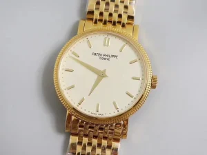 3K Factory Patek Philippe Calatrava 5120G Gold Super Clone Replica Watch