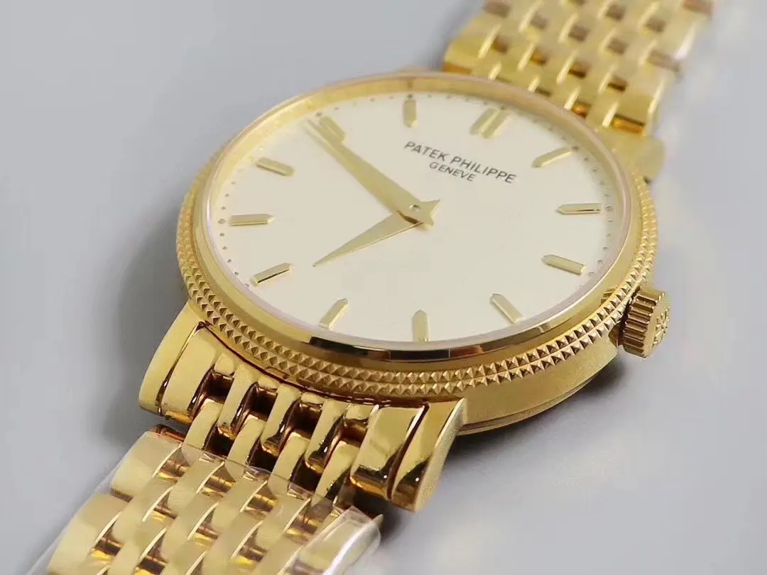 3K Factory Patek Philippe Calatrava 5120G Gold Super Clone Replica Watch - 图片 2