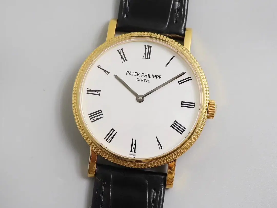 3K Factory Patek Philippe Calatrava 5120G White Dial Gold Super Clone Replica Watch