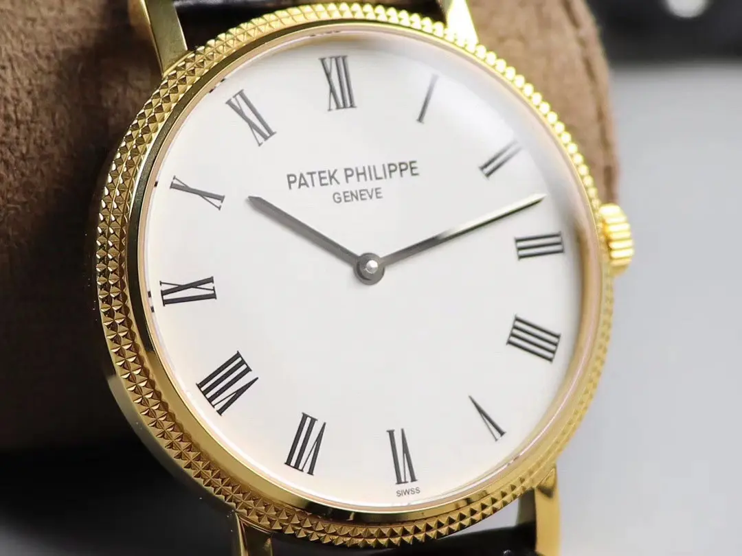 3K Factory Patek Philippe Calatrava 5120G White Dial Gold Super Clone Replica Watch - 图片 3
