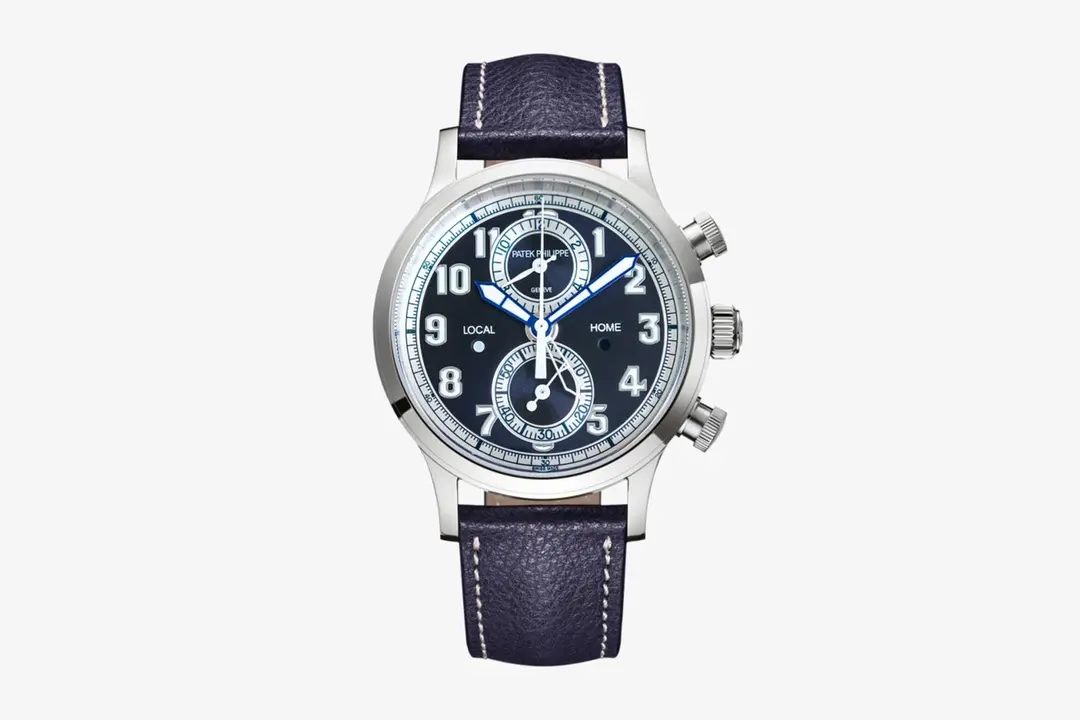 Patek Philippe Complications 5924G Blue Leather Super Clone Replica Watch