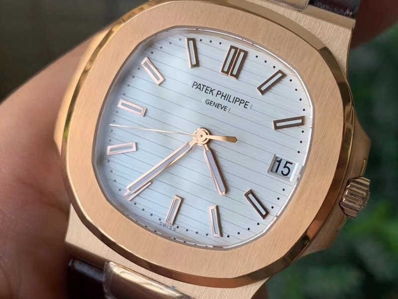 Patek Philippe nautilus 5711 brown Leather Strap Swiss Movement Replica - 图片 2