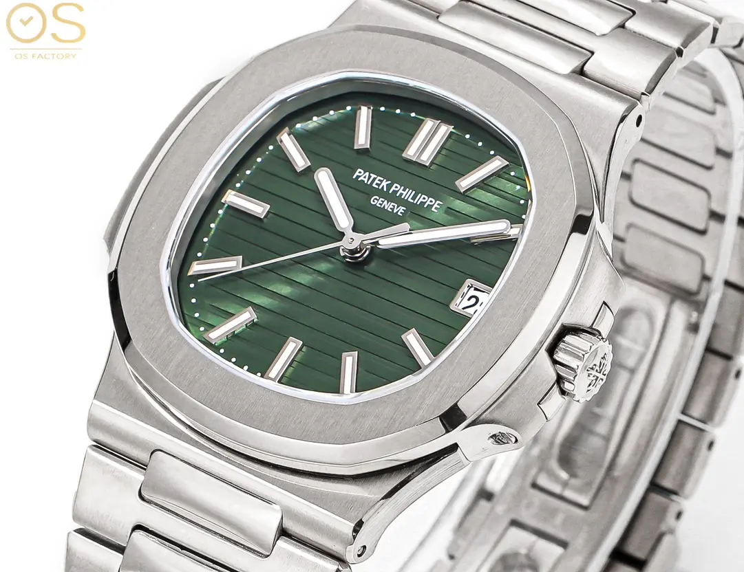 3K Factory Patek Philippe Nautilus 5711 Steel Green Dial Super Clone Replica Watch - 图片 2