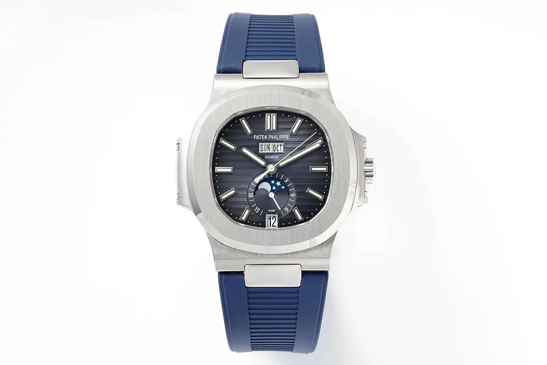 Patek Philippe Nautilus 5726/1A Blue Rubber Super Clone Replica Watch