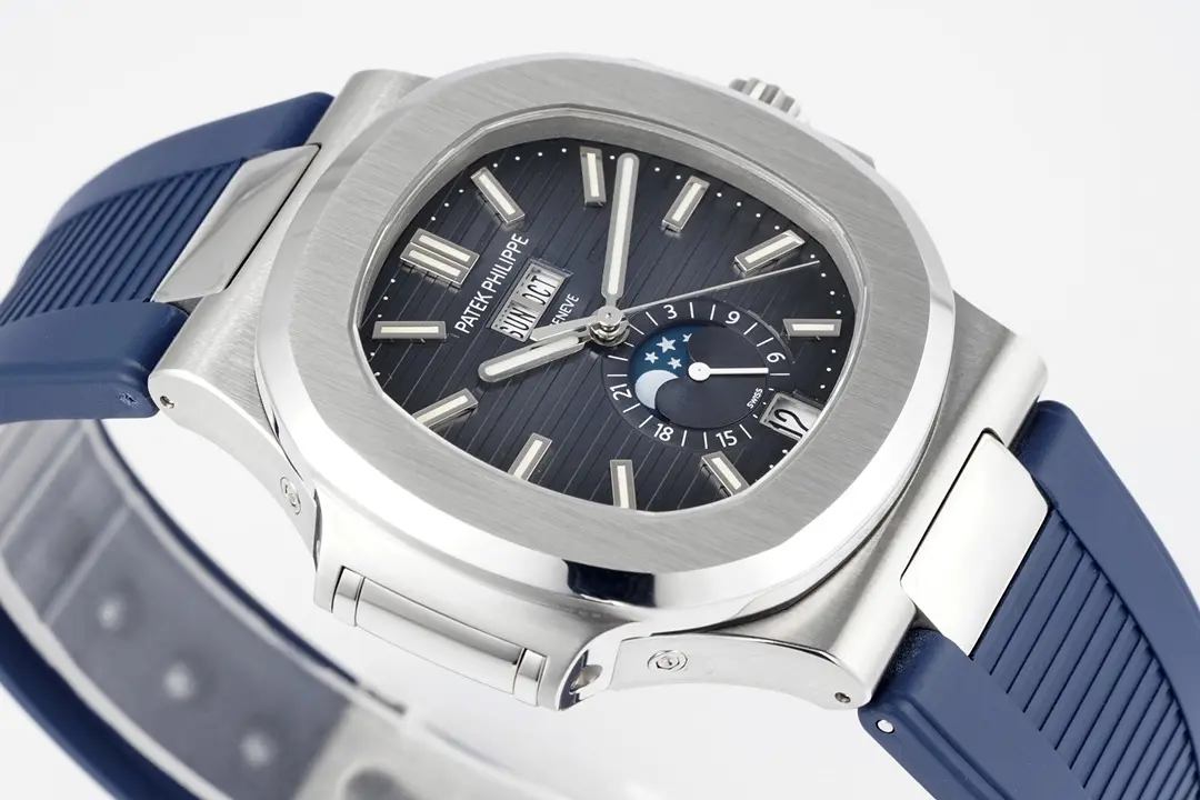 Patek Philippe Nautilus 5726/1A Blue Rubber Super Clone Replica Watch - 图片 4