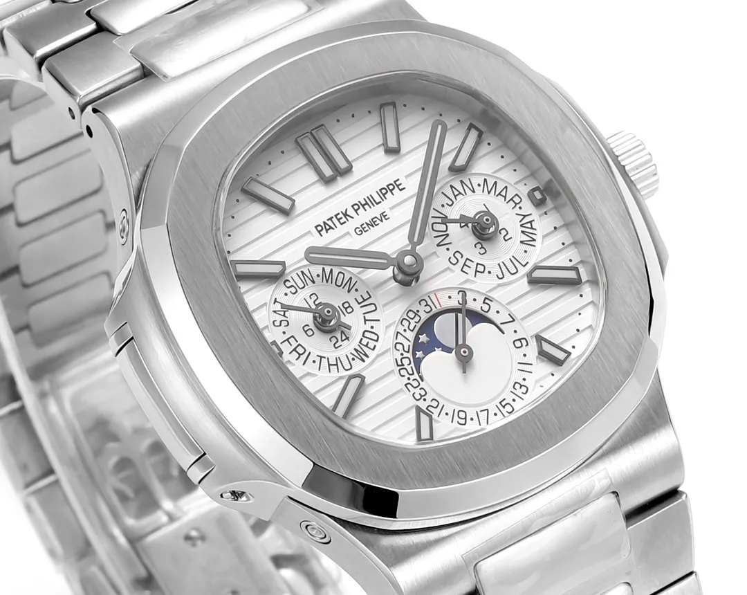 Patek Philippe Nautilus 5740/1G Silver Super Clone Replica Watch - 图片 5