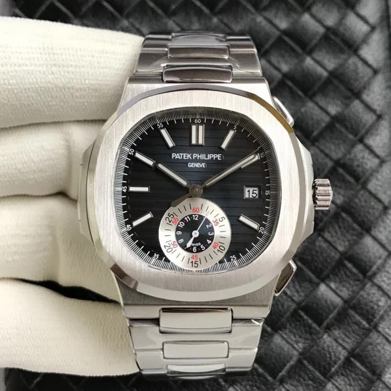 Patek Philippe Nautilus 5980 Blue Dial Chronograph Swiss Replica - 图片 2
