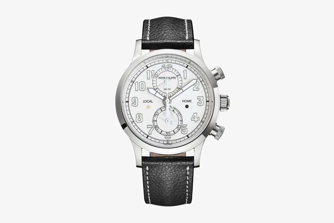 PF Factory Patek Philippe 5924G White Dial Leather Strap Super Clone Replica Watch