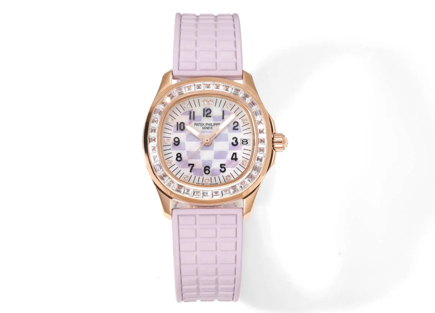 PF Factory Patek Philippe Aquanaut Mechanical Watch Pink Rubber – Super Clone Replica Edition