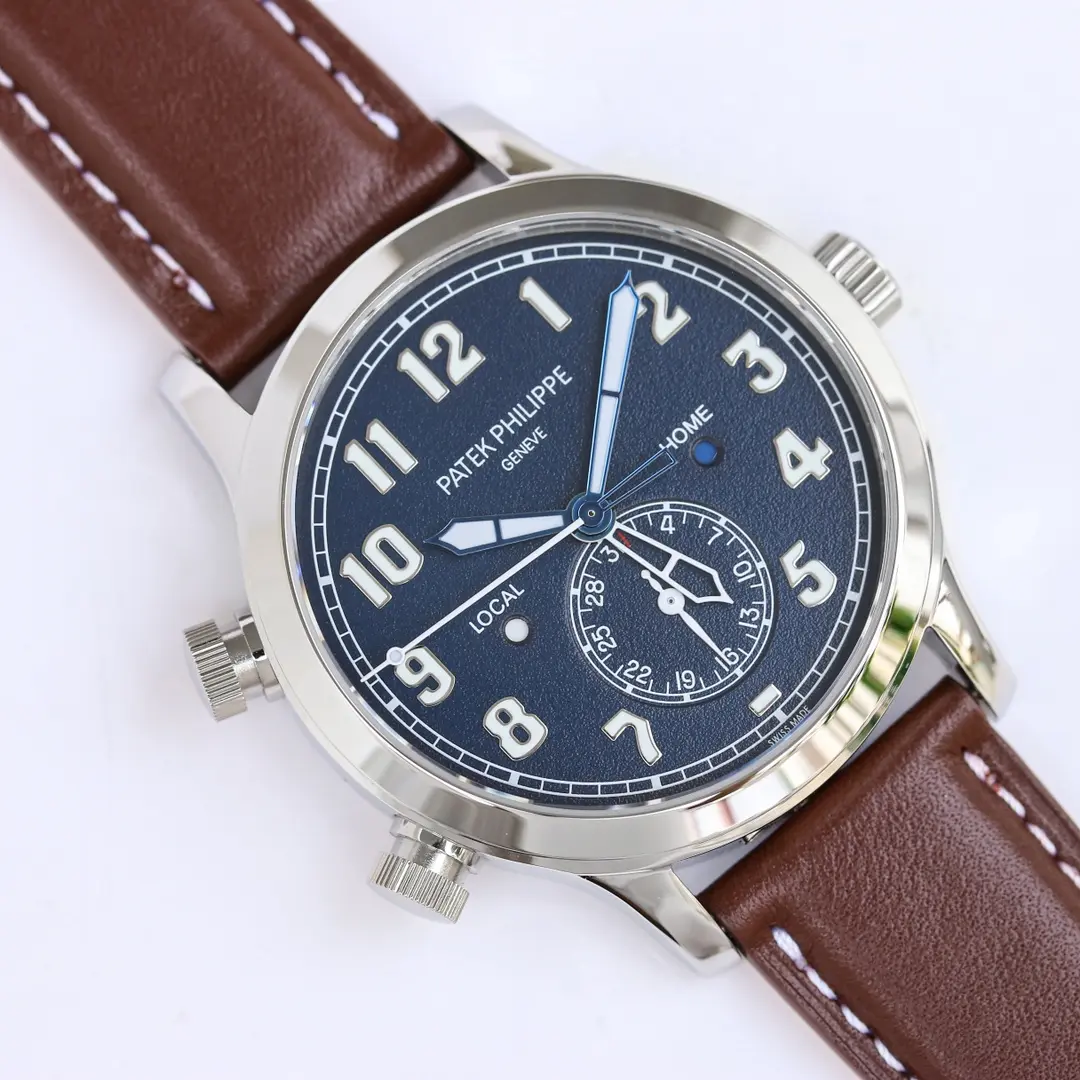 PF Factory Patek Philippe Calatrava 5524 Blue Dial Super Clone Replica Watch - 图片 3