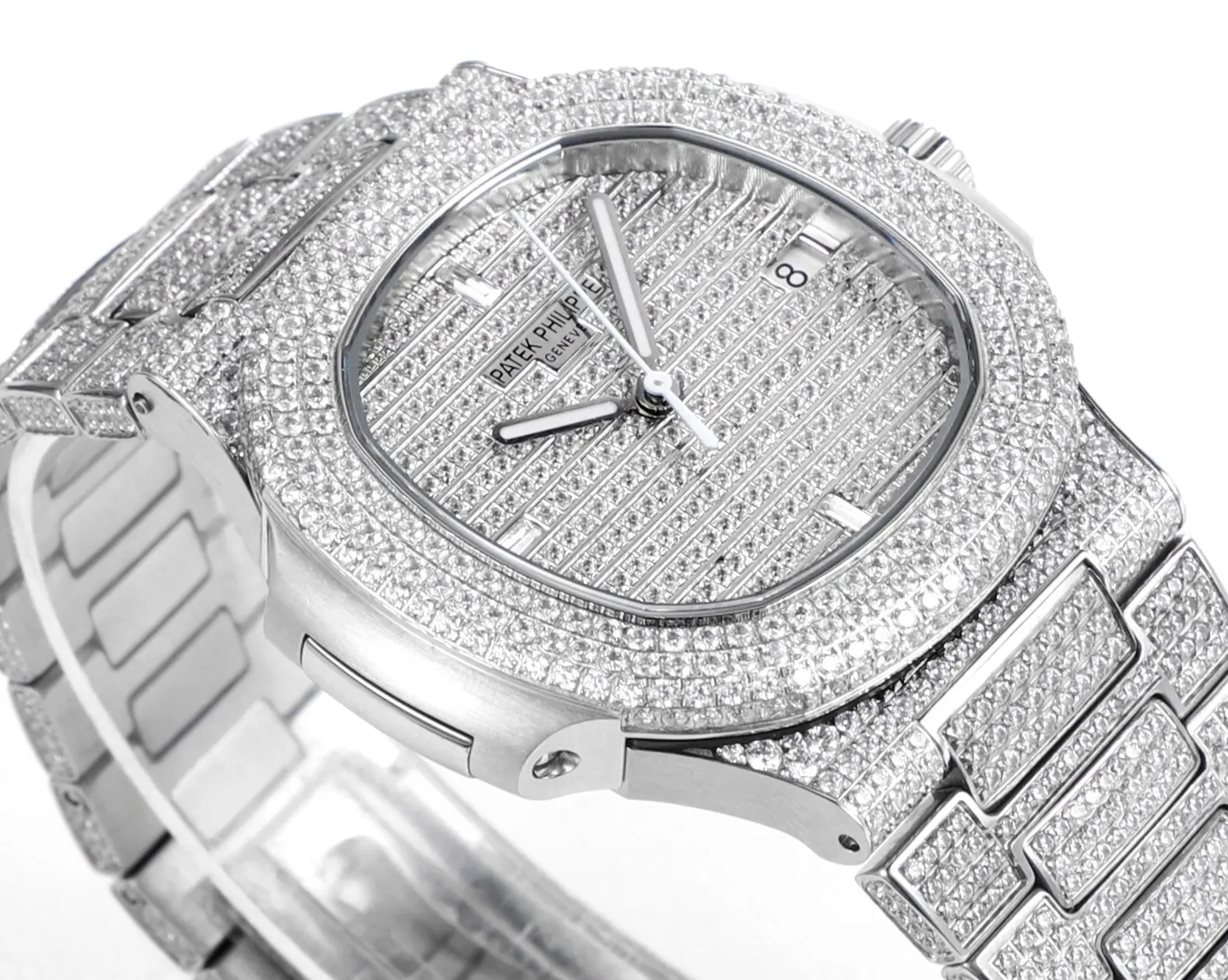 PF Factory Patek Philippe Nautilus 5719/10G Platinum Super Clone Replica Watch - 图片 3