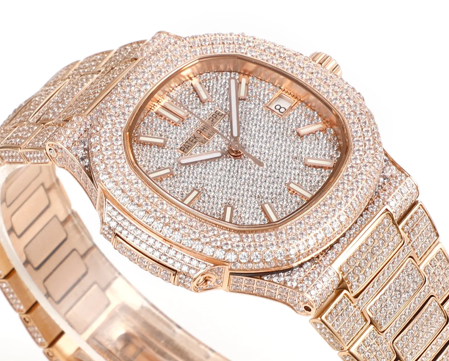 PF Factory Patek Philippe Nautilus 5719/10G White Gold Super Clone Replica Watch - 图片 4